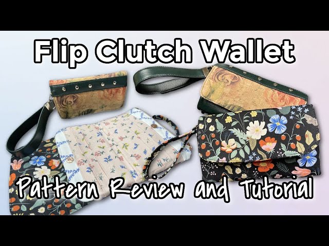 The Flip Clutch Wallet PDF Sewing Pattern