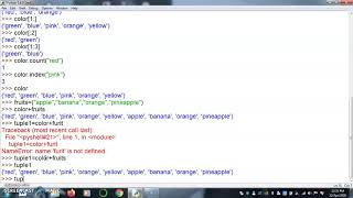 7. Datastructures is Python--Tuples by Bharathi Patnala