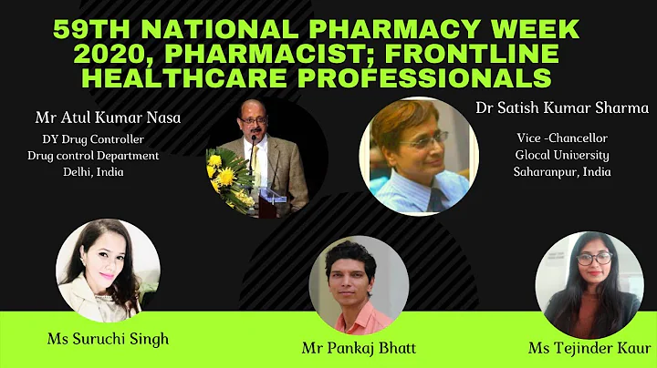 59th National Pharmacy Week 2020, Pharmacist; Frontline Healthcare Professionals