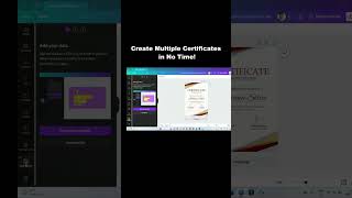 Create Multiple Certificates in No Time! #canvatricks #canvahacks