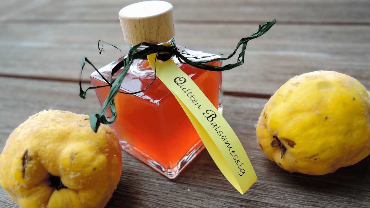 Balsamessig aus Quitten