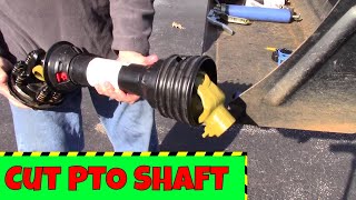 Learn Cutting Tractor PTO Shaft to Fit Any Tractor and Implement