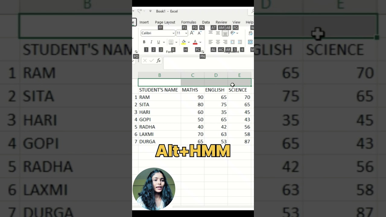 How to merge Cells in excel sheet # 