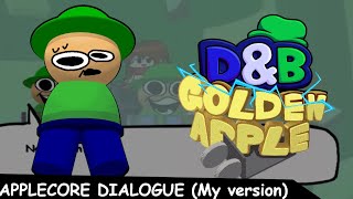 Applecore dialogue (my version) - VS Dave and Bambi: Golden apple UST