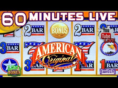 🔴 60 MINUTES LIVE ★ HAPPY 4th OF JULY!! ★ AMERICAN ORIGINAL SLOT MACHINE PLAY