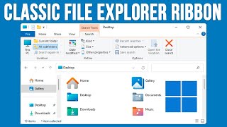 Use the Classic Windows 10 Style File Explorer Ribbon\Toolbar in Windows 11