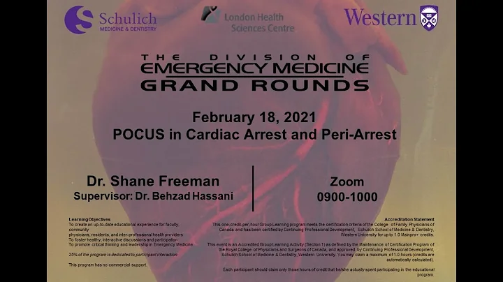 Dr. Shane Freeman: POCUS in Cardiac Arrest