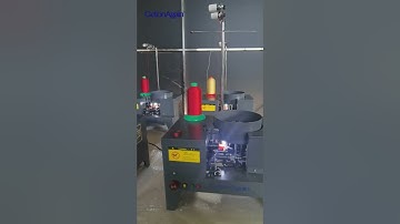 全自动绕线机带掖线  视频Automatic Bobbin winder with return function