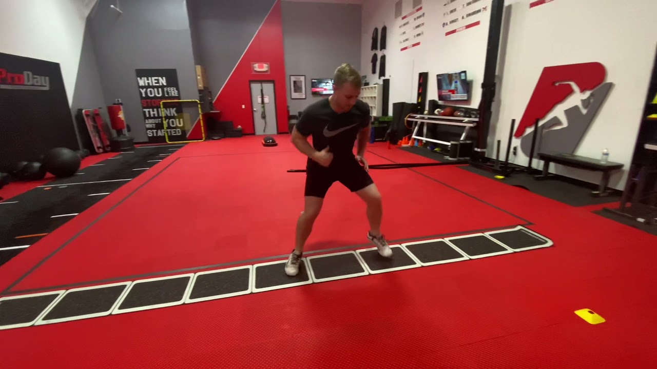 Agility Ladder Drills Linebacker Feet Lateral Hop Count 4 Improve