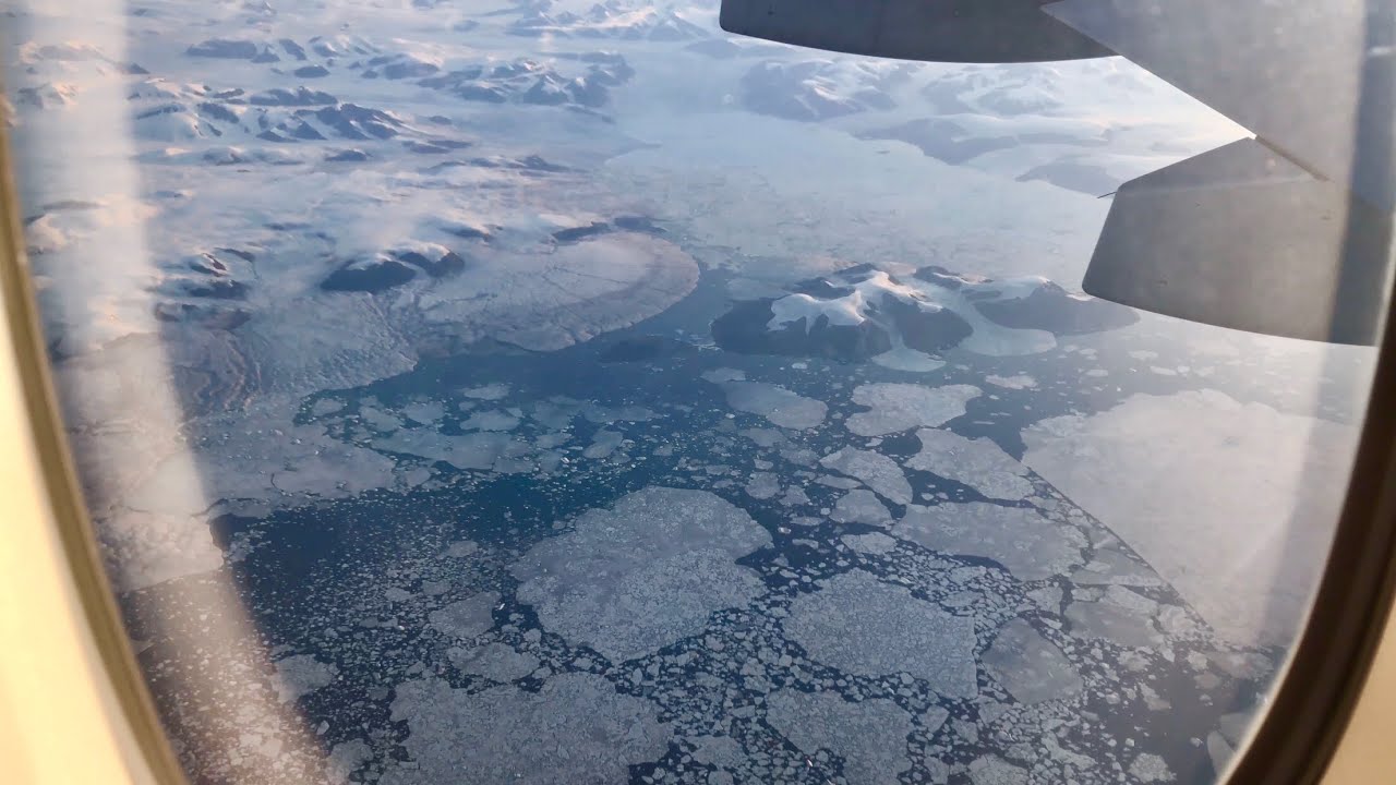 Flying over the North Pole. What do you see? YouTube