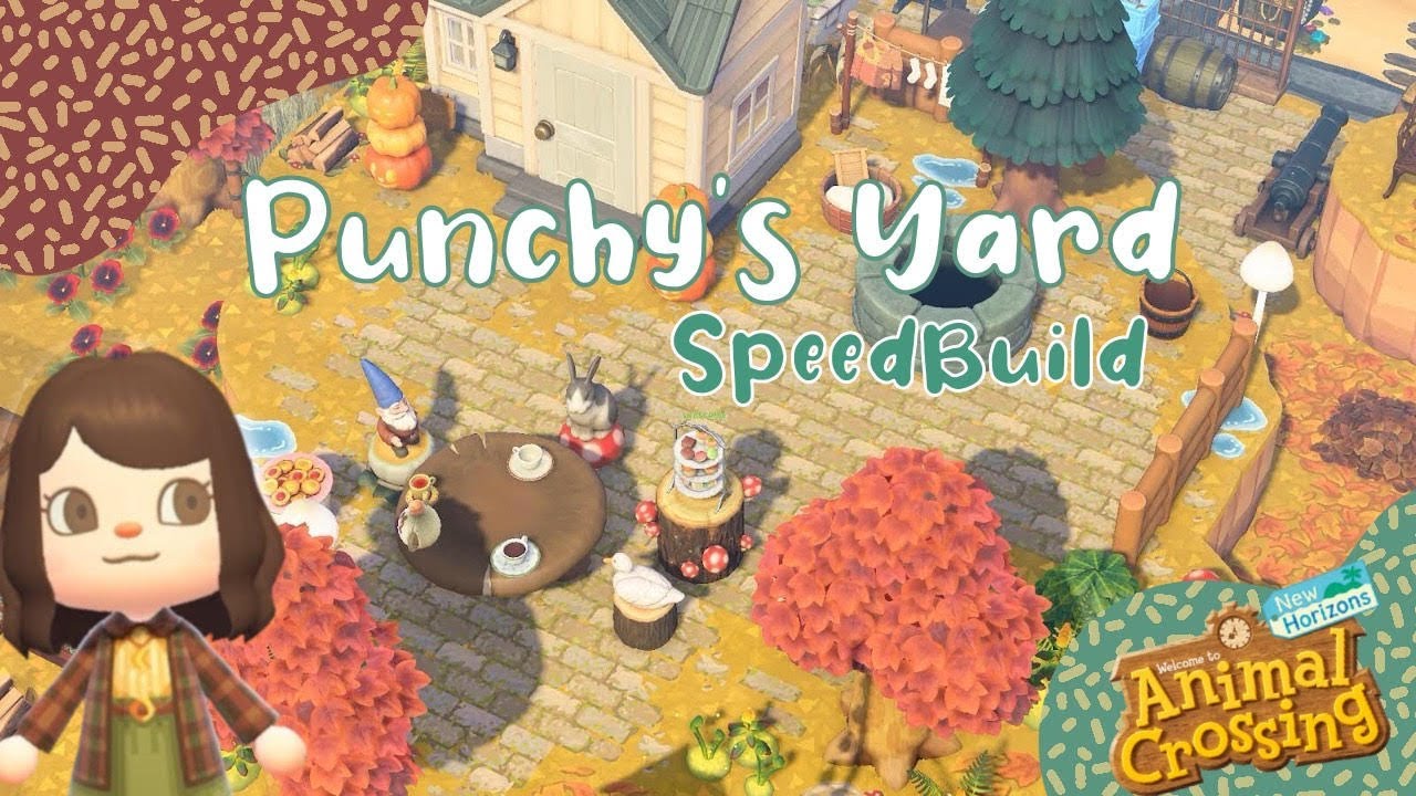 Punchy's Yard & Secret Beach Lets Build 024 Animal Crossing New