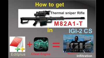 IGI 2 CS HEX Weapon edit, BARRETTHERMO in mission 1