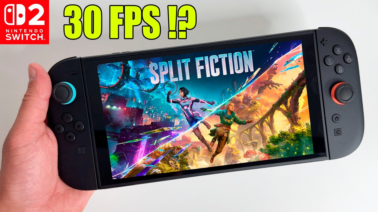 Split Switch Split Fiction on Nintendo Switch 2 FPS Test - Don't Expect 60FPS - YouTube