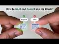 How to Spot and Avoid Fake SD Cards?
