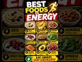 Eat This Foods for More Energy