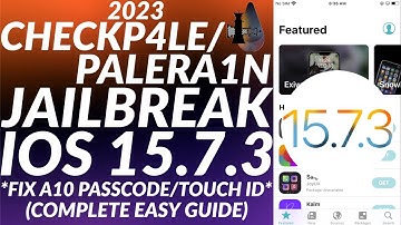 Jailbreak iOS 15.7.3 Checkp4le/Palera1n Jailbreak | Fix A10 Passcode/Touch ID | iOS 15.7.3 Jailbreak