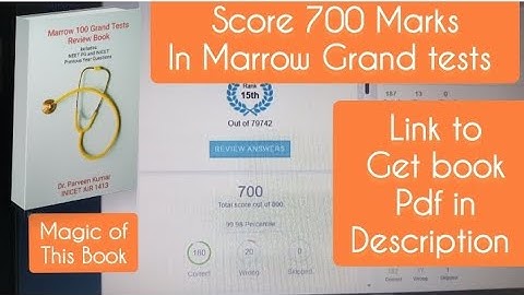 How to Score 700 Marks in Marrow Grand tests? NEET PG 2025