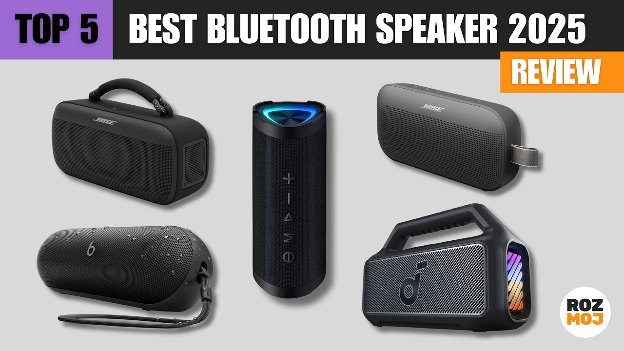 Top 5 Best Bluetooth Speaker 2025 Review | Top Wireless Speakers for Music Lovers