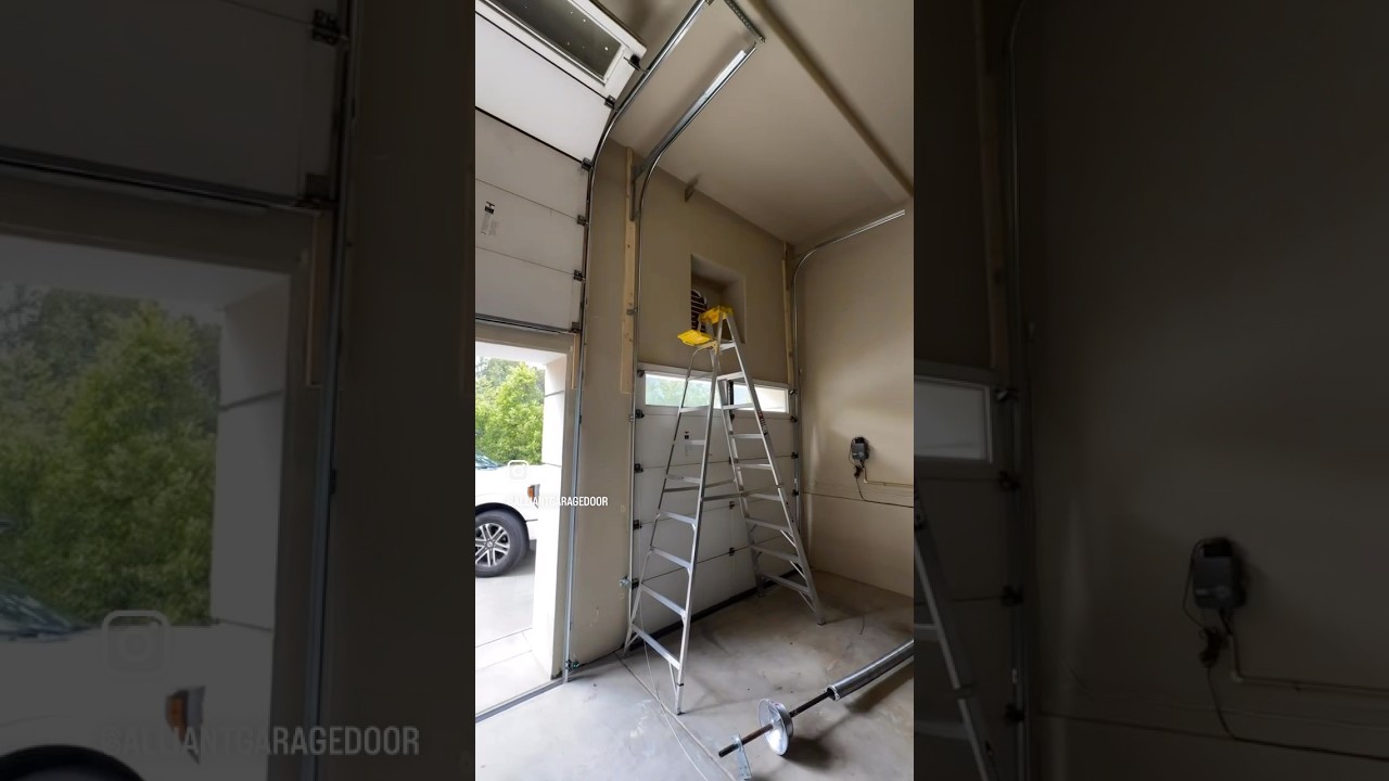 High-Lift Garage Door Upgrade with LiftMaster 98022 | Clean & Smooth Install