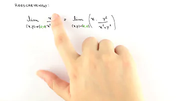 Como verificar se um limite de duas variáveis existe?