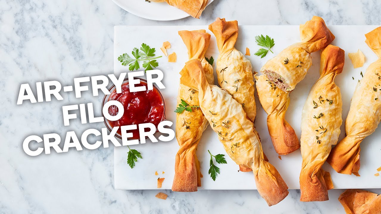 Airfryer filo crackers YouTube