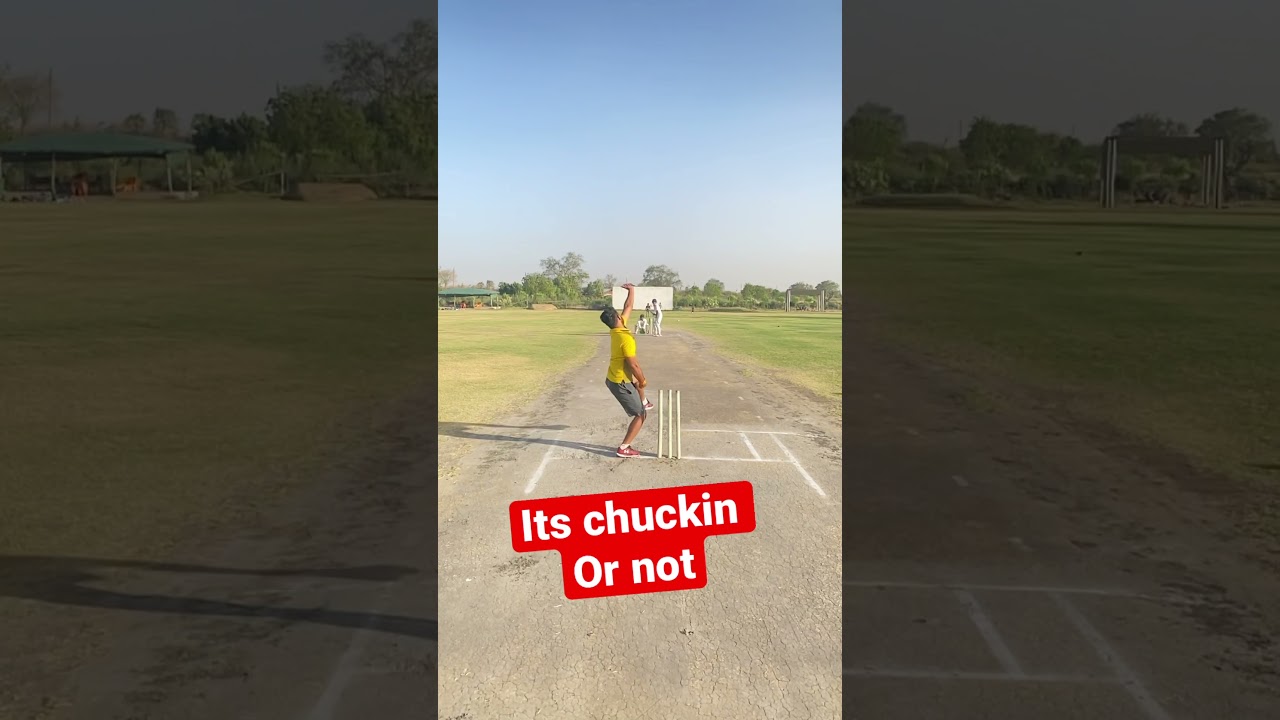 Chucking or not Chucking Cricket Bowling Basic YouTube