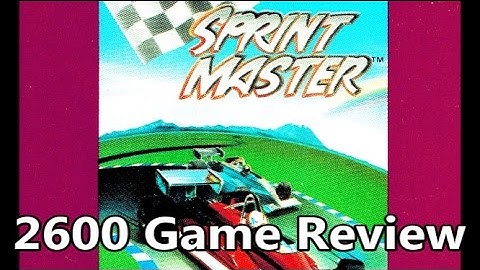 Sprint Master Atari 2600 Review - The No Swear Gamer Ep 278