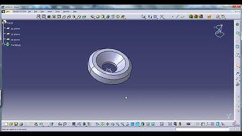 Catia tutorial/Part drawing/How to design Screw jack screw, tommy bar and special washer in Catia v5