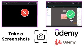 How to Take Screenshots on Udemy | Bypass Udemy DRM Screenshot on Google Chrome