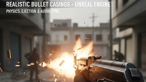 🔫 Bullet Casing Ejection & Sound Effect in Unreal Engine | Realistic Gunfire Simulation
