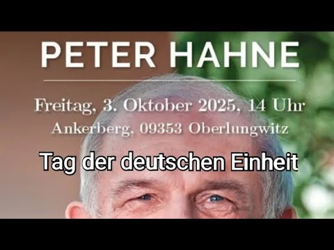 Peter Hahne im Erzgebirge Ankerberg, Tag der deutschen Einheit, Sind wir noch zu retten? #new #live 