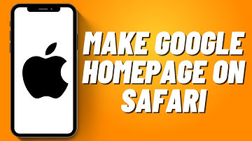 How to Make Google Homepage on Safari iPhone (2023)