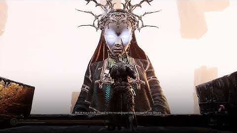 Mortal Shell - Awakening Sester Genessa in Shivering Archives (Dialogue)