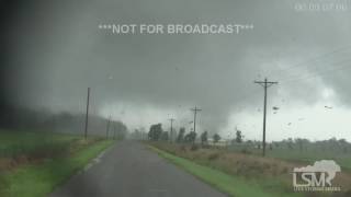 INSANE Close Range Destructive Tornado! Cecil, OH 8-24-16