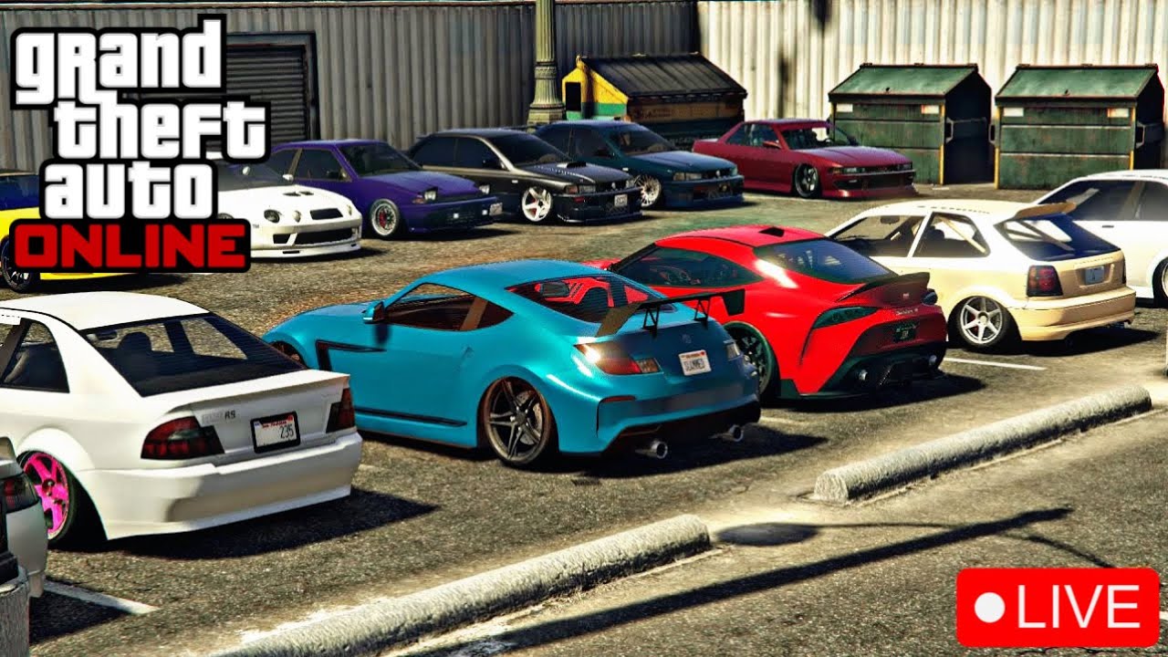 🔴 DEAF -  GTA 5 CAR MEET LIVE PS5 ANYONE CAN JOIN! 