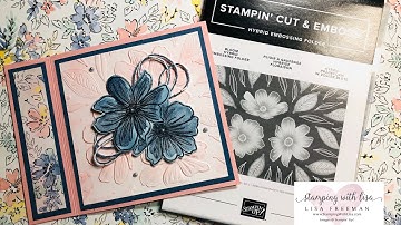 How to Use the New Art in Bloom Hybrid Embossing Folder and Dies!! Plus Tips For the Stamparatus!