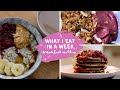WHAT I EAT IN A WEEK AS A VEGAN // breakfast edition