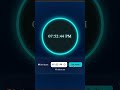 Glowing Alarm Clock using HTML CSS JS #shorts #coding