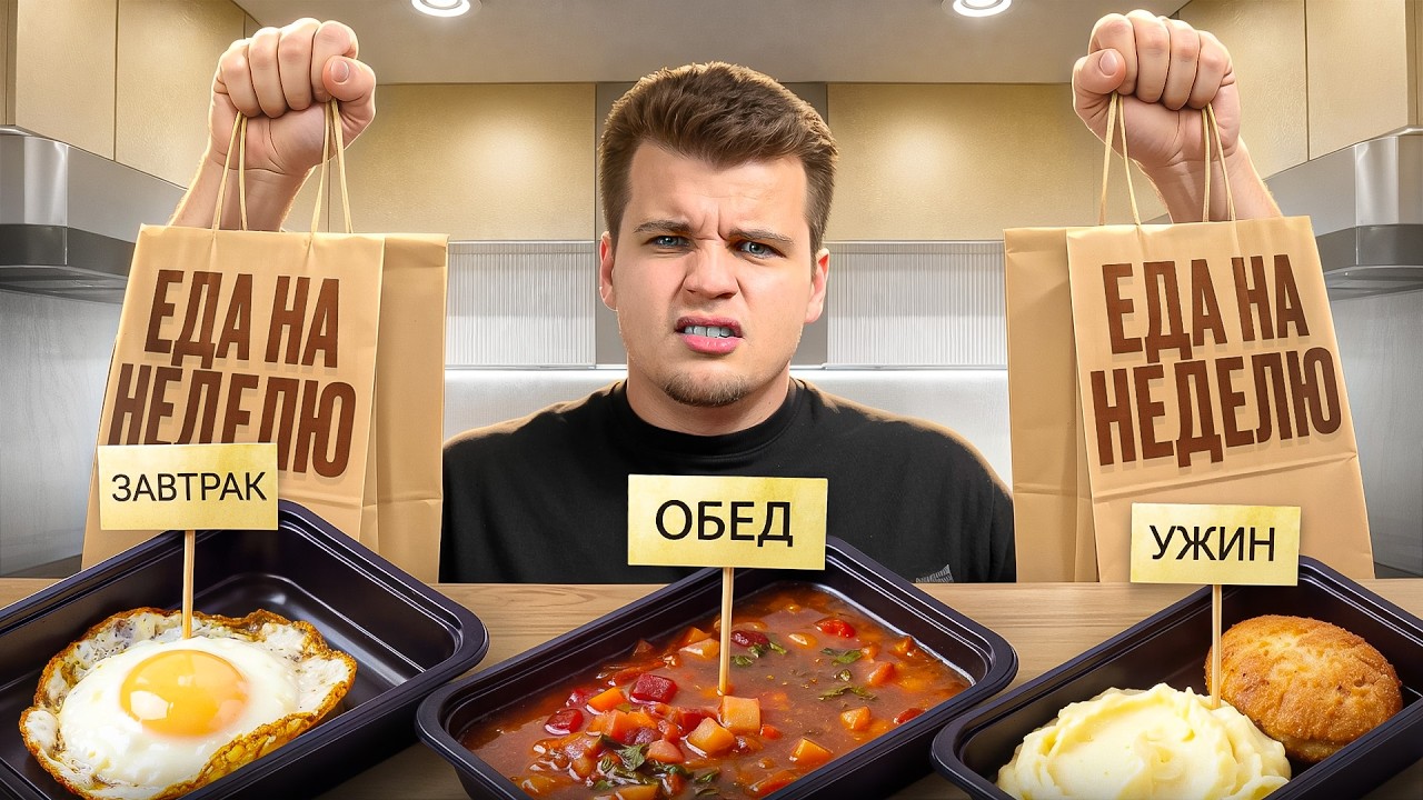 Еда на НЕДЕЛЮ за 4000 рублей! Съедобно?