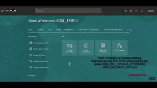 Oracle Order Management to GTM OTM and Shipping (WSH) Integration screenshot 2