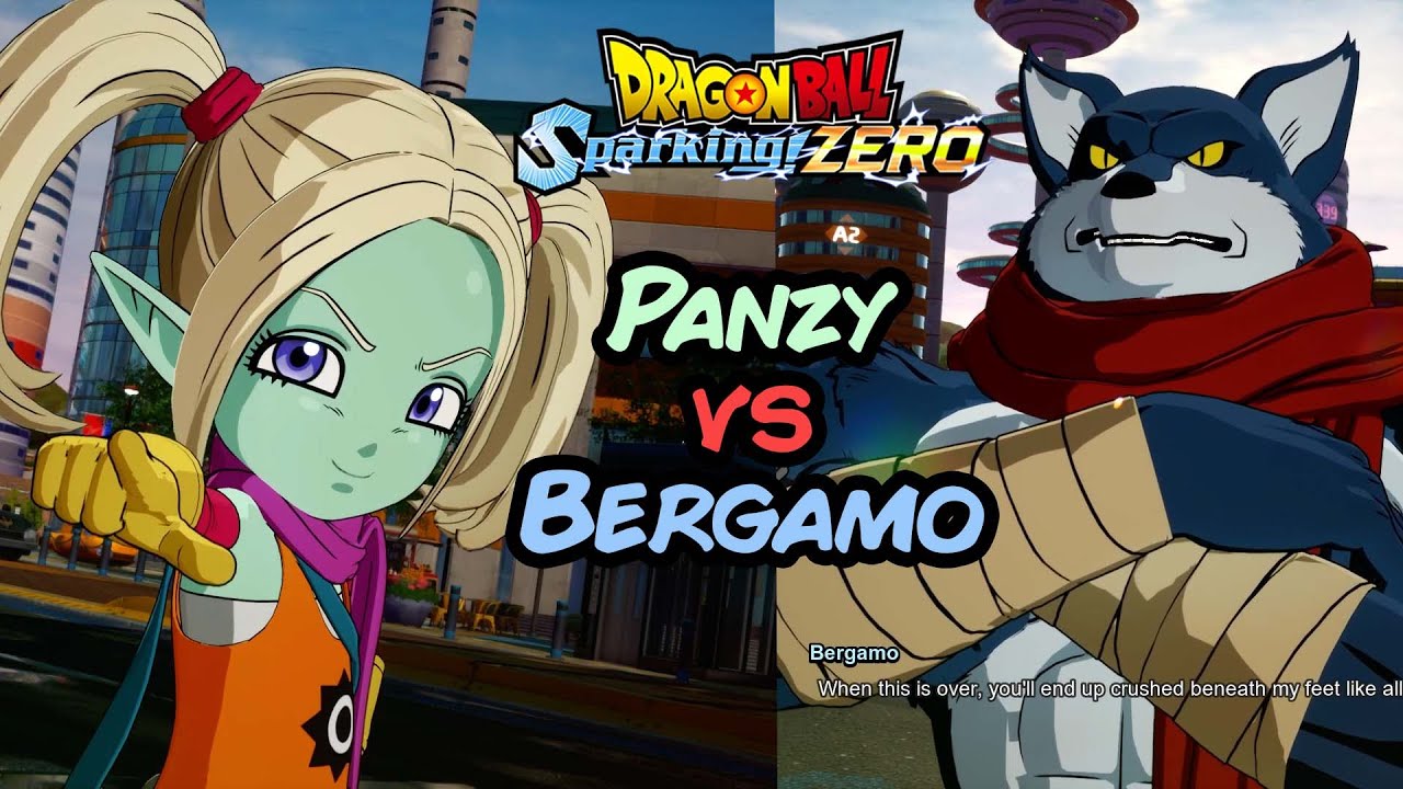 Dragon Ball: Sparking! Zero - Panzy vs Bergamo - YouTube