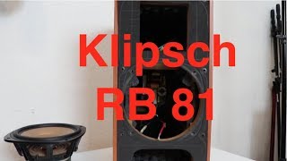 Klipsch RB 81 - A Look Inside