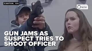 Gun jams as suspected shoplifter tries to shoot police officer in Ohio Walmart