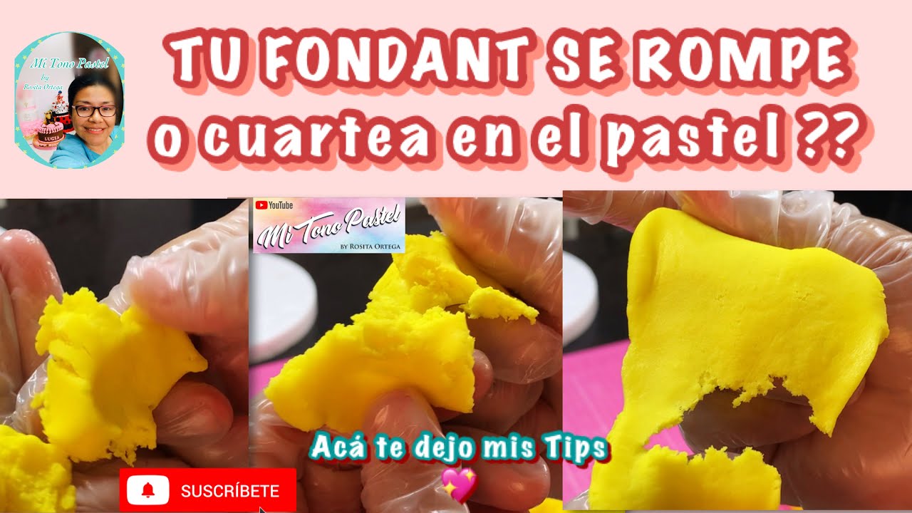 Tu fondant se rompe o ve cuarteado en el pastel ? Acá te dejo mis Tips 💖