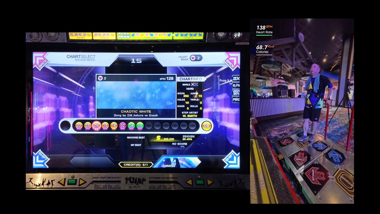 Chaotic WHITE - S - S9 - Pump It Up Infinity