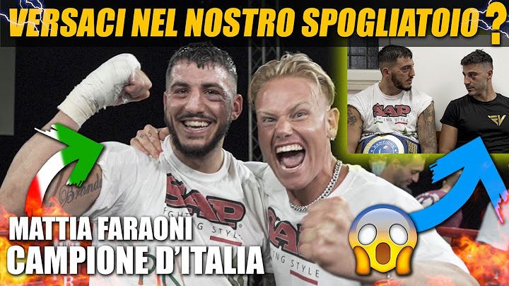 MATTIA FARAONI diventa CAMPIONE D'ITALIA! Ma alla fine una cosa INASPETTATA... 😱