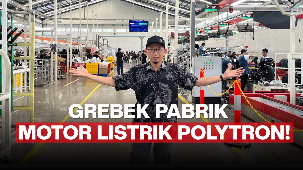 INTIP JEROAN MOTOR LISTRIK POLYTRON FOX 350 LANGSUNG KE PABRIKNYA!?