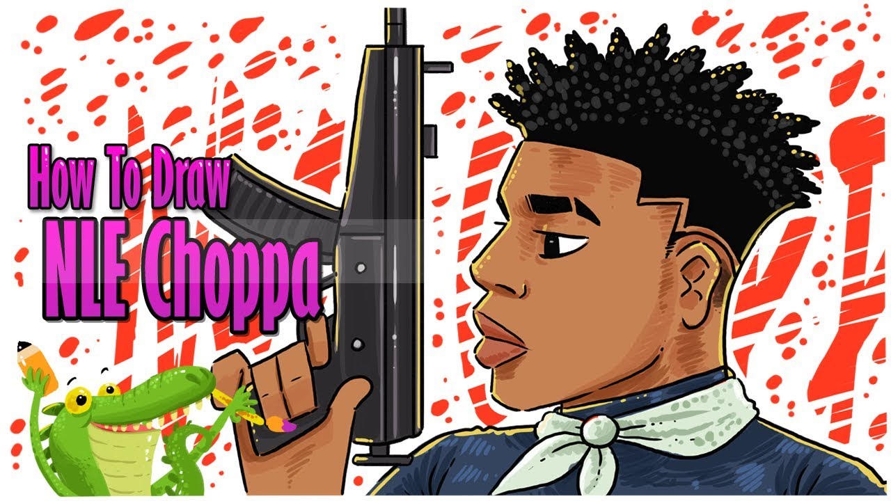 shotta flow 2, how to draw nle choppa, how to draw nle choppa with a penc.....