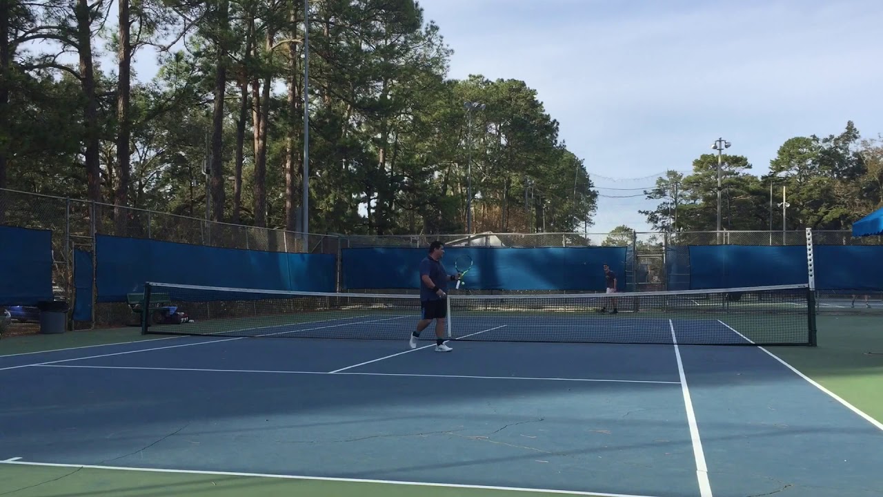 Full match tiebreaker- FATErer vs Nadahl (NTRP 4.0) - Tennis at its best - no interruptions