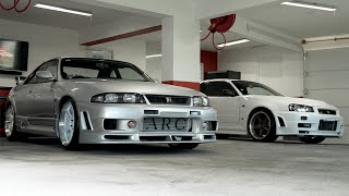 : Nissan Skyline GTR R33 V-Spec & R34 V-Spec N1 | Cinematic [4K]